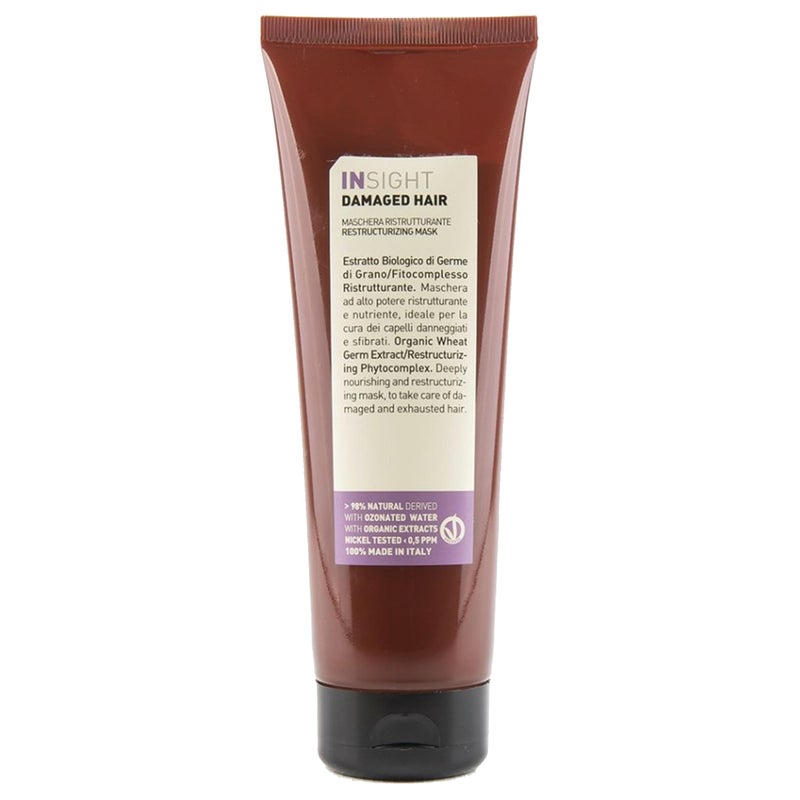 Insight Insight Clean Beauty Damaged Hair Restructuring Mask Organic Wheat Germ Extract Vegan 845 fl oz