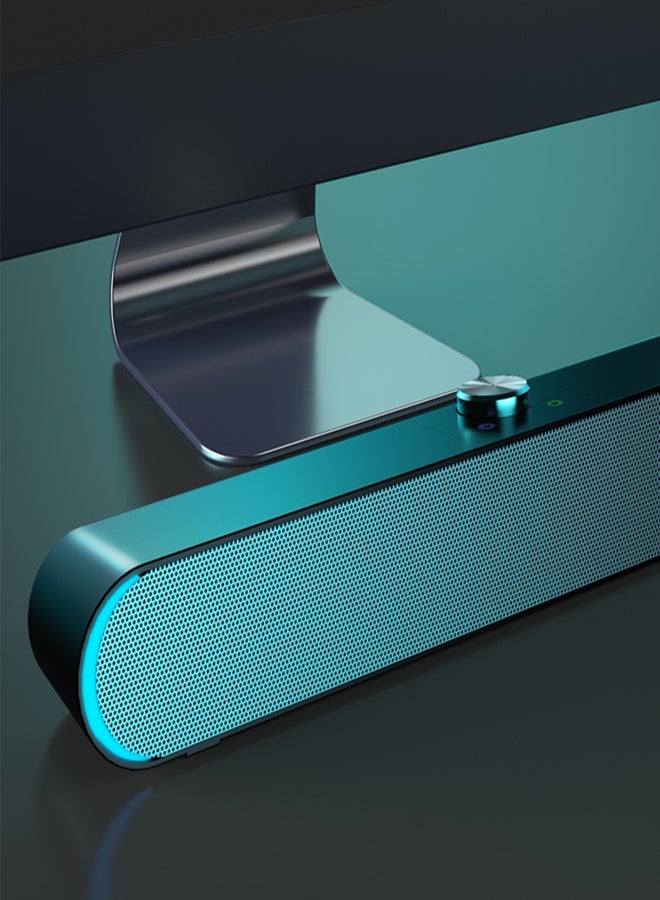 صدى مكبر صوت V-183 سلكي للكمبيوتر يعمل بمنفذ USB، مشغل صوت ستيريو، مضخم صوت، مشغل موسيقى قوي، صندوق صوت محيطي، مدخل صوت 3.5 ملم لأجهزة الكمبيوتر الشخصية، أجهزة الكمبيوتر المحمولة، الهواتف الذكية، الأجهزة اللوحية، مشغلات MP3 وMP4 - Image 5