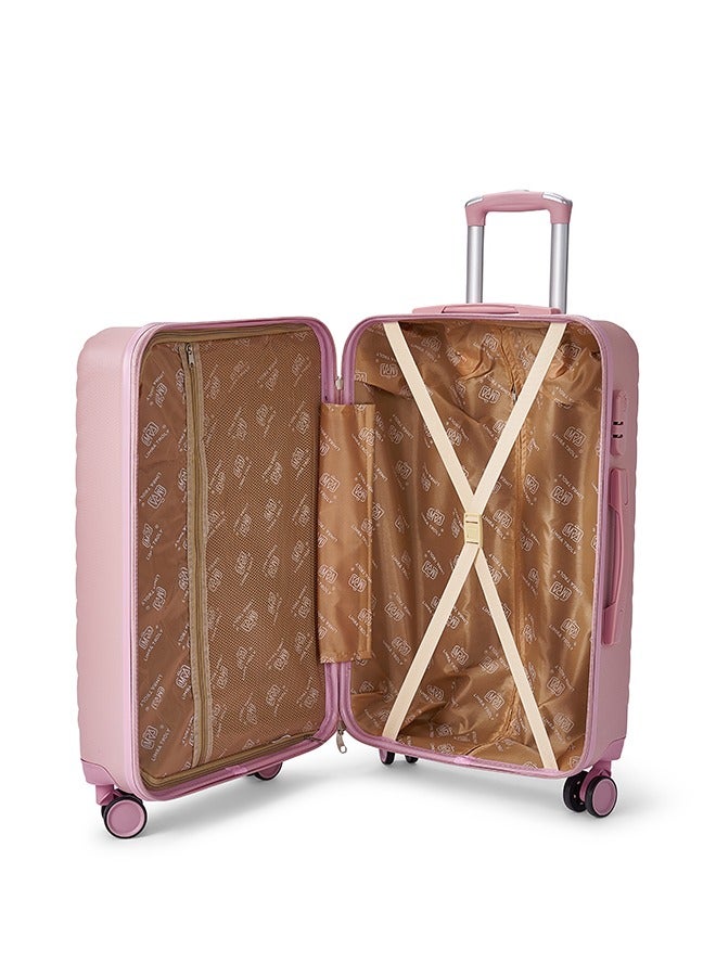 LIMRA Cabin Carry Check-In Luggage Trolley Size 20 inch Pink - Image 3