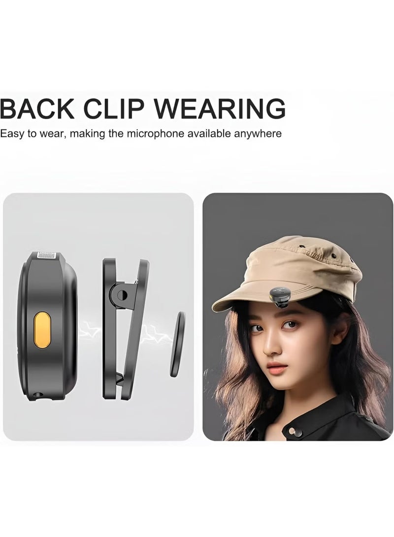 HainoTeko Haino Teko 2.4G ANC+ENC Wireless Microphone – Includes Charging Case and Lightning Adapter – Professional HD Recording – Intelligent Noise Cancellation – Compatible with iPhone and Type-C - Image 5