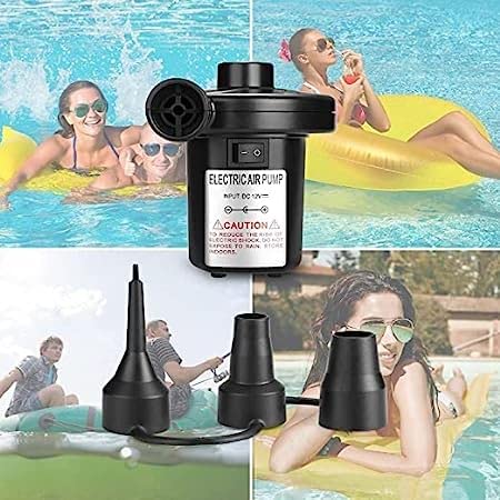 LD LUCIDO DECORE LD Lucido Decore Multipurpose Instant Electric Air Pump for Air Mattress Sofa Pool Toys Swimming Tube Inflatable Stuffs  - Image 2