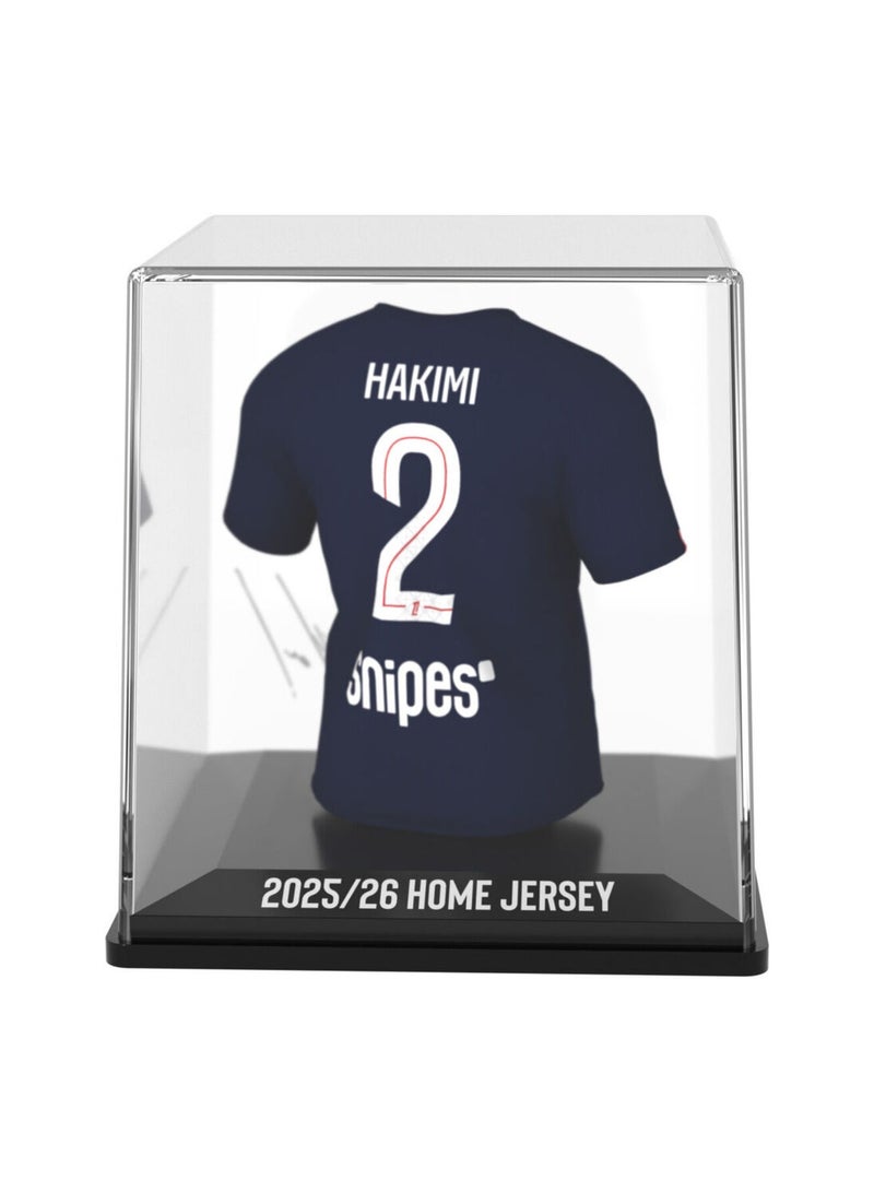 Splink سبلينك - حكيمي ( PSG ) - علبة عرض قميص المنزل 25/26، منتج رسمي مرخص لجمع التذكارات - Image 1
