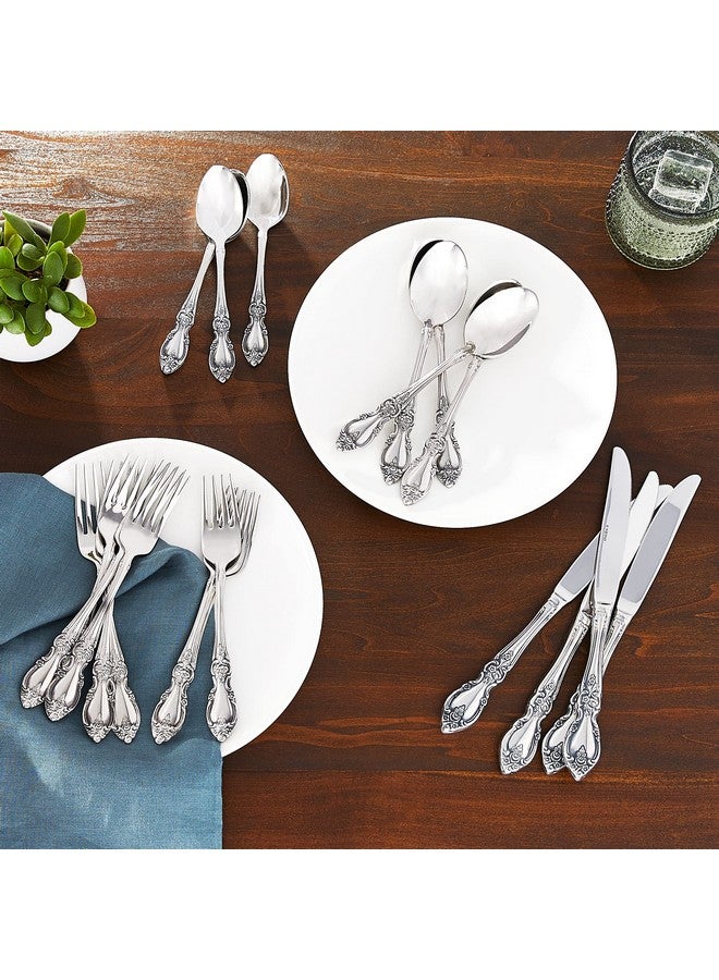 ONEIDA Oneida Louisiana 20 Piece Fine Flatware Set, Service for 4, 18/8 Stainless Steel  - Image 2