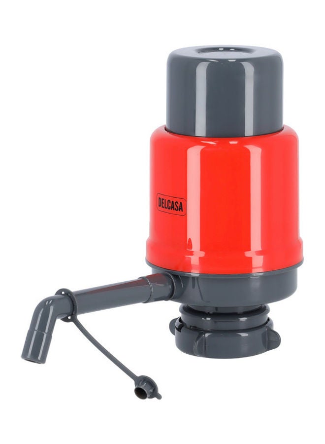 DELCASA Water Dispenser Pump With Vacuum Technology Red - Image 1