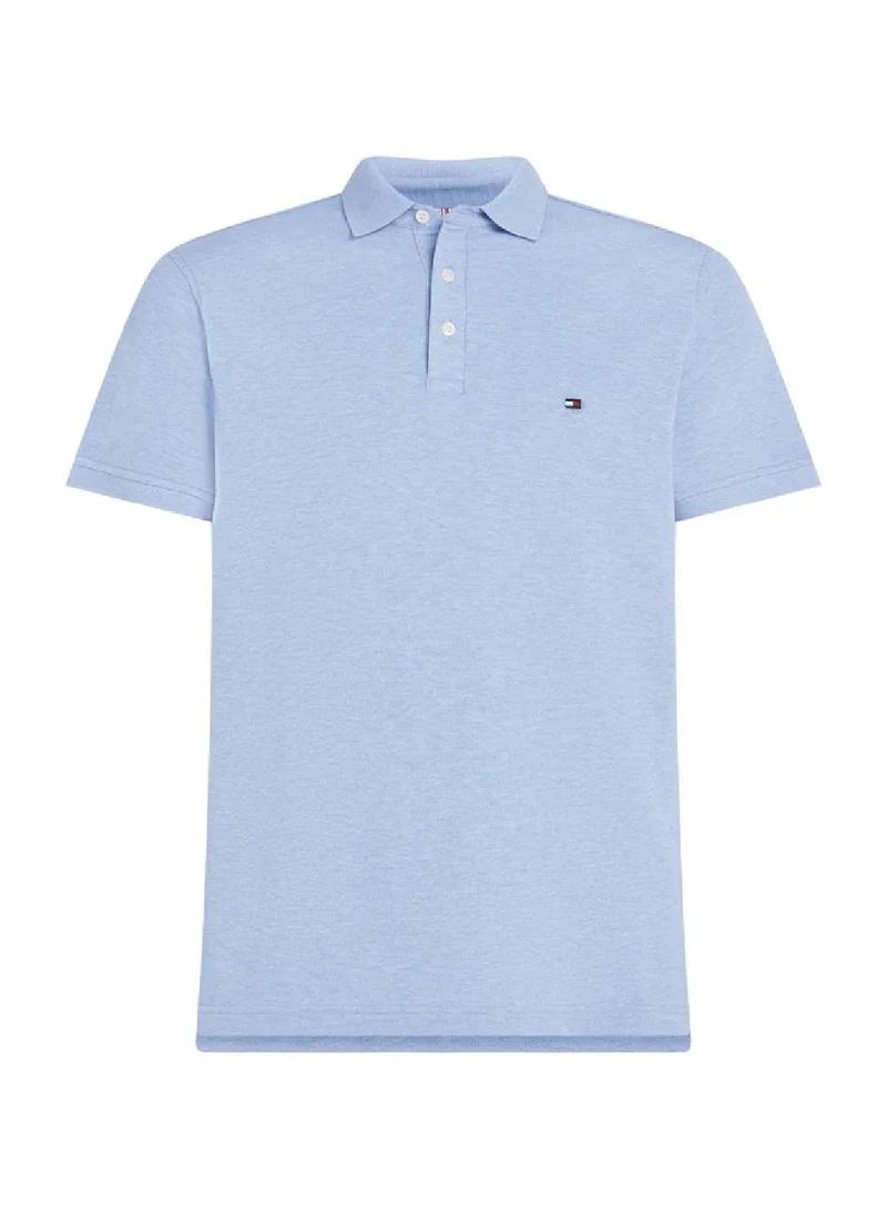 TOMMY HILFIGER Men's 1985 Collection Slim Fit Polo -  Stretch organic cotton pique, Blue