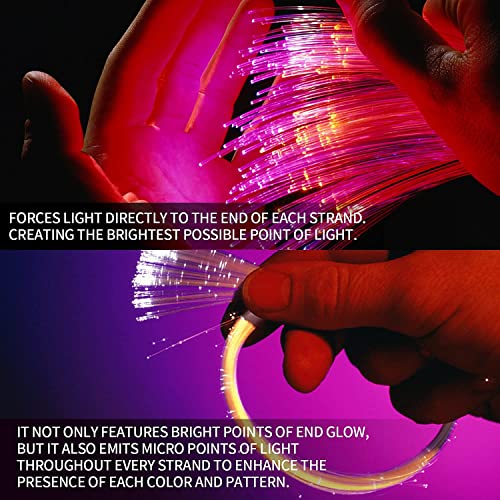 AMKI Fiber Optic Whip, Dance Flow Pixel Whip Super Bright Light Up Rave Toy 40 Color Effects Mode Battery Power 360° Swivel Space Whip for Dancing Parties Light Shows EDM Music Festivals - Image 5