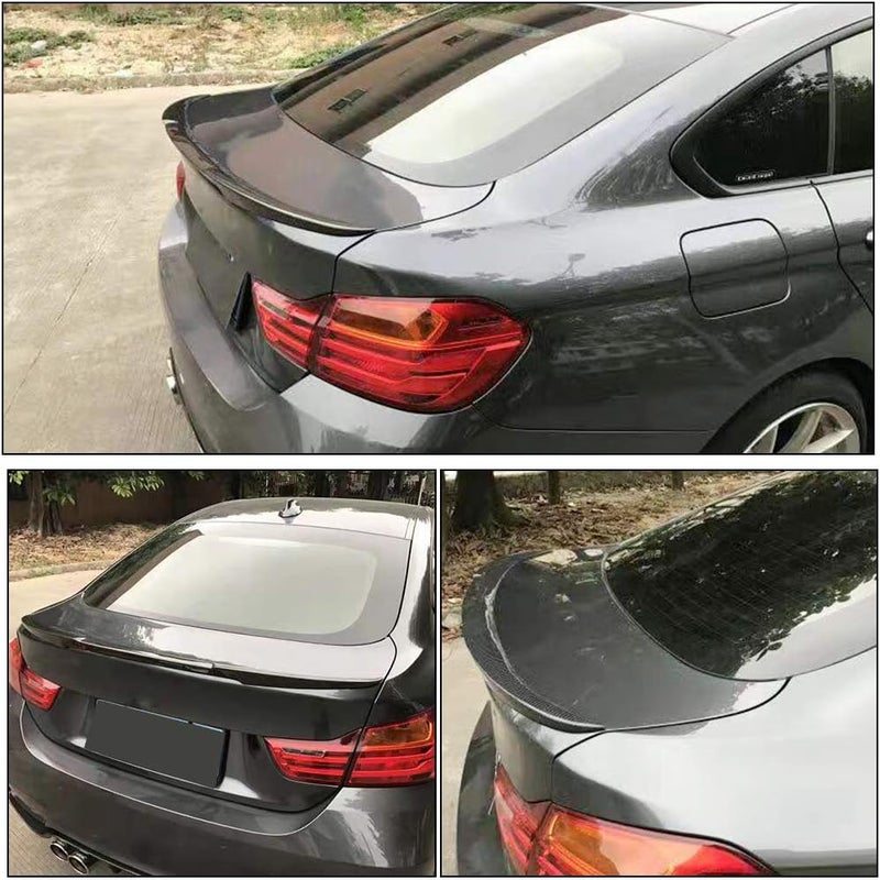 MCARCAR KIT Carbon Fiber Rear Trunk Spoiler for BMW 4 Series F36 Gran Coupe (2014-2019) - Image 3