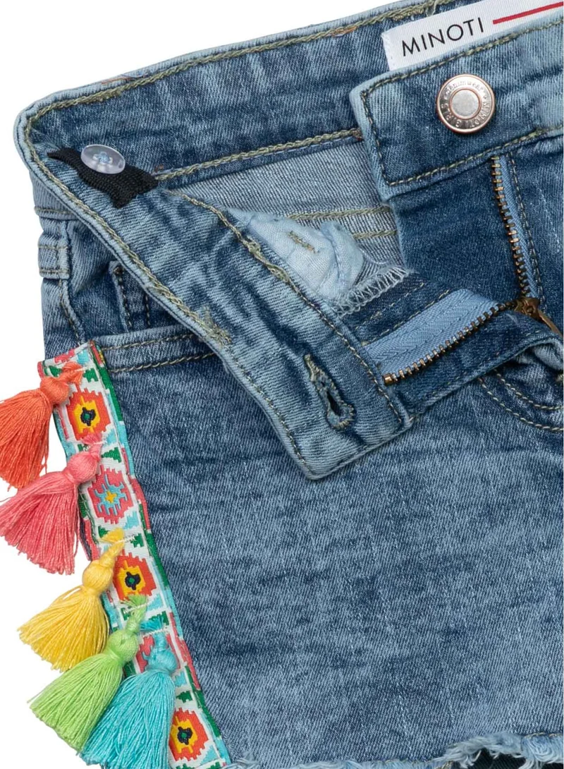 MINOTI Girls Denim Shorts