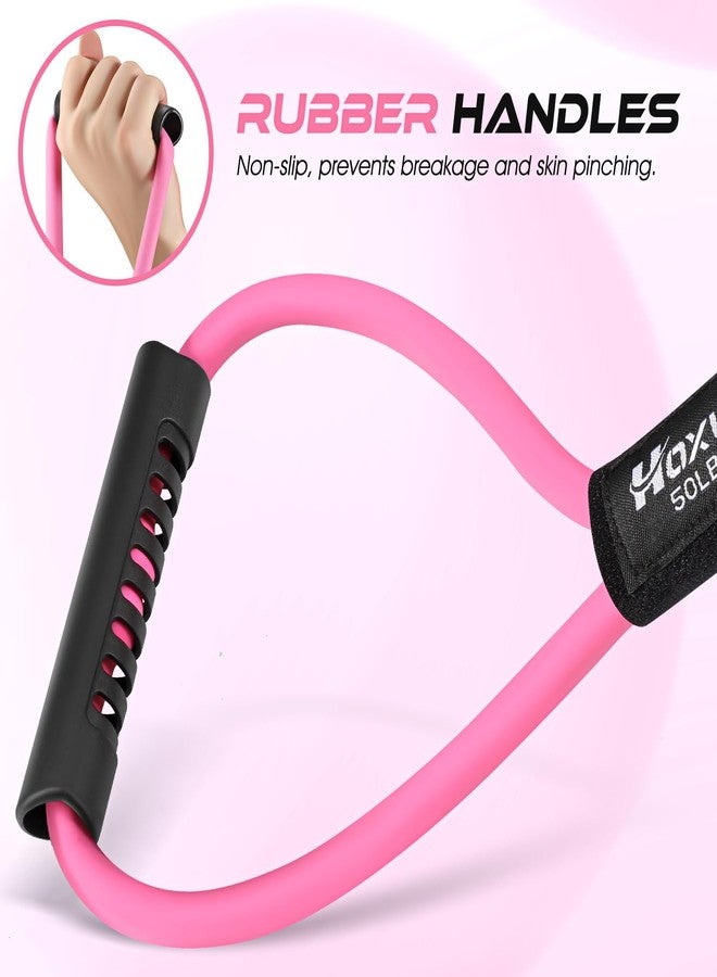 HOXWC Figure 8 Resistance Band, Exercise Bands for Back, 8 Shaped Resistance Bands for Arms, Shoulder, Leg Stretching, Physical Therapy, Yoga, Pilates, Home Gym Workout Equipment for Women Men - Image 3