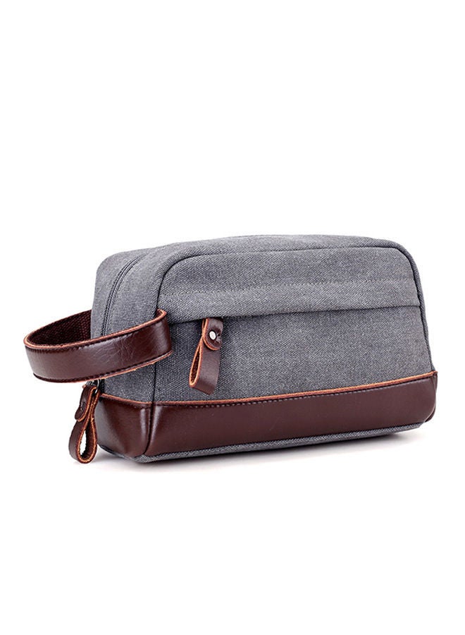 نيبمينينت محفظة قماشية بسحّاب للإغلاق رمادي - Image 3