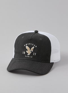 American Eagle Logo Twill Trucker Cap  - Image 1