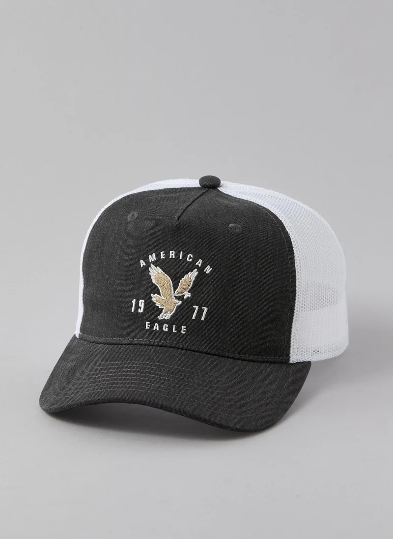 امريكان ايجل Logo Twill Trucker Cap