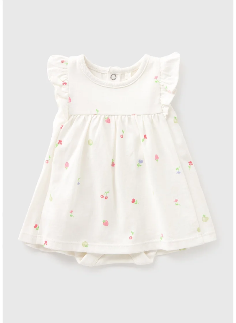 Matalan Baby Cream Layered Dress