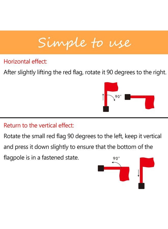 Pcmursal Mailbox Flag Replacement Kit, Mailbox Door Replacement, Mailbox Flag Replacement - Image 3