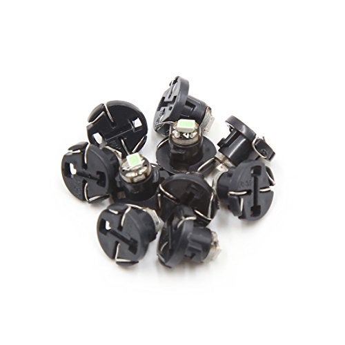 uxcell 10Pcs Black Shell T4.2 Ice Blue 3020-SMD LED Car Dashboard Panel Light Bulb Interior - Image 3