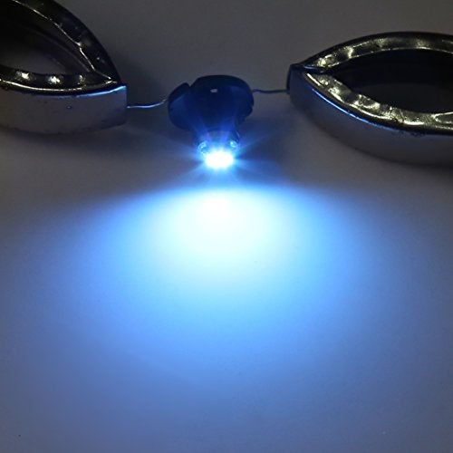 uxcell 10Pcs Black Shell T4.2 Ice Blue 3020-SMD LED Car Dashboard Panel Light Bulb Interior - Image 2