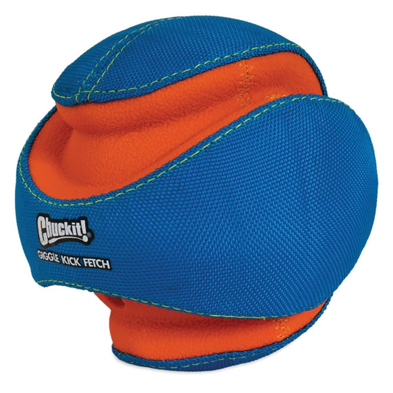 ChuckIt! Kick Fetch Dog Toy Ball With Giggle Sounds, Small - Image 2