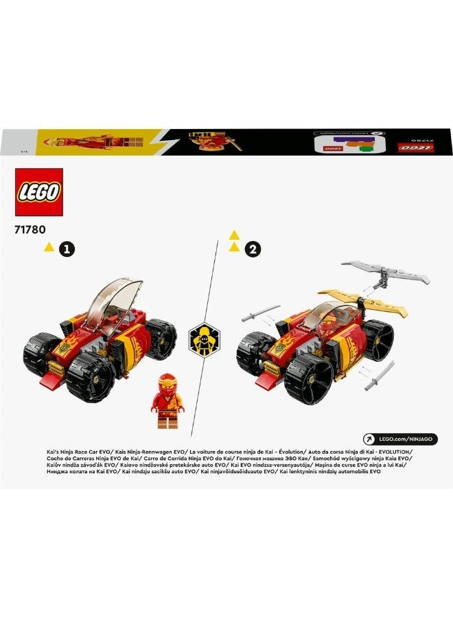 LEGO NINJAGO Kai’s Ninja Race Car EVO Toy Building Set 71780 (Age 6+, 94 Pieces) - Image 4