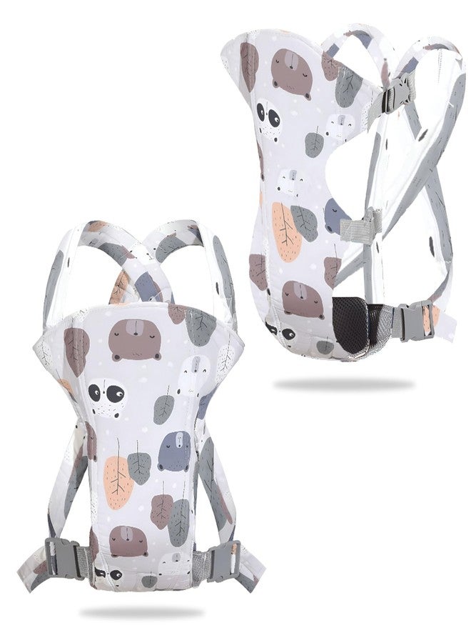 Bembika Baby Carrier Newborn to Toddler with Multiple Positions Infant Carrier Soft Baby Holder Kangaroo Bag Sling Carrier All Seasons - Brown Bear - Image 1