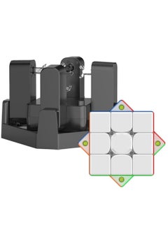 Cube Solving Machine Automatic Puzzle Scrambler & Solver, Compatible with GAN 356i2 i3 iplay iCarry Speed Cubes(Cube is not Included) & with The Newest Version APP