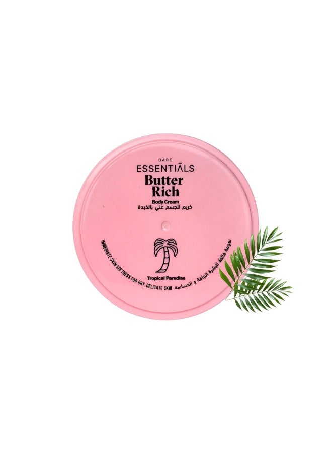 Butter Rich Body Cream  with Tropical Paradise