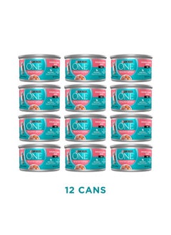 Purina ONE Purina ONE Grain Free, Natural Pate Wet Kitten Food, Healthy Kitten Chicken & Salmon Recipe - (Pack of 12) 3 oz. Pull-Top Cans  - Image 2