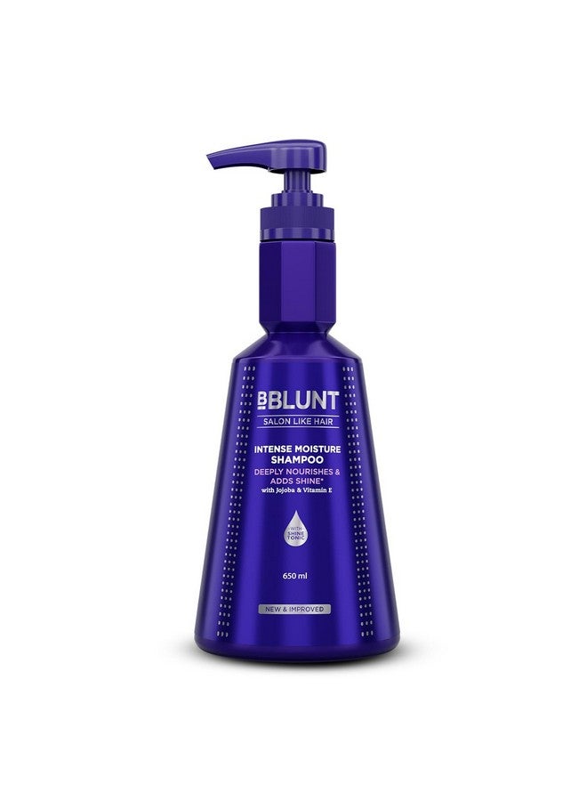BBLUNT Intense Moisture Shampoo With Jojoba And Vitamin E For Dry & Frizzy Hair - 650 Ml - Image 1