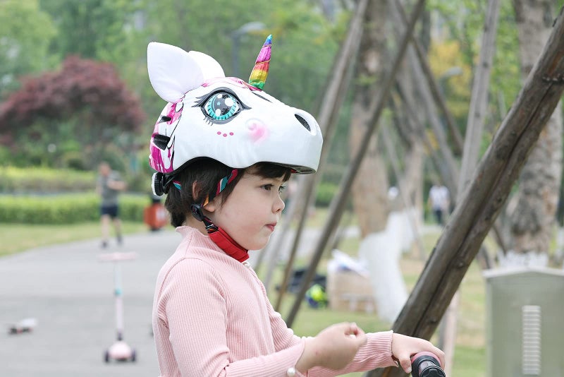 Natuway Unicorn Helmet for Toddler and Kid with Taillight 3D Unicorn 2-6 Years CPSC Certified Multi-Sport,Skateboard Skating Bike Scooter Helmet Toddler Gift Christmas - Image 4
