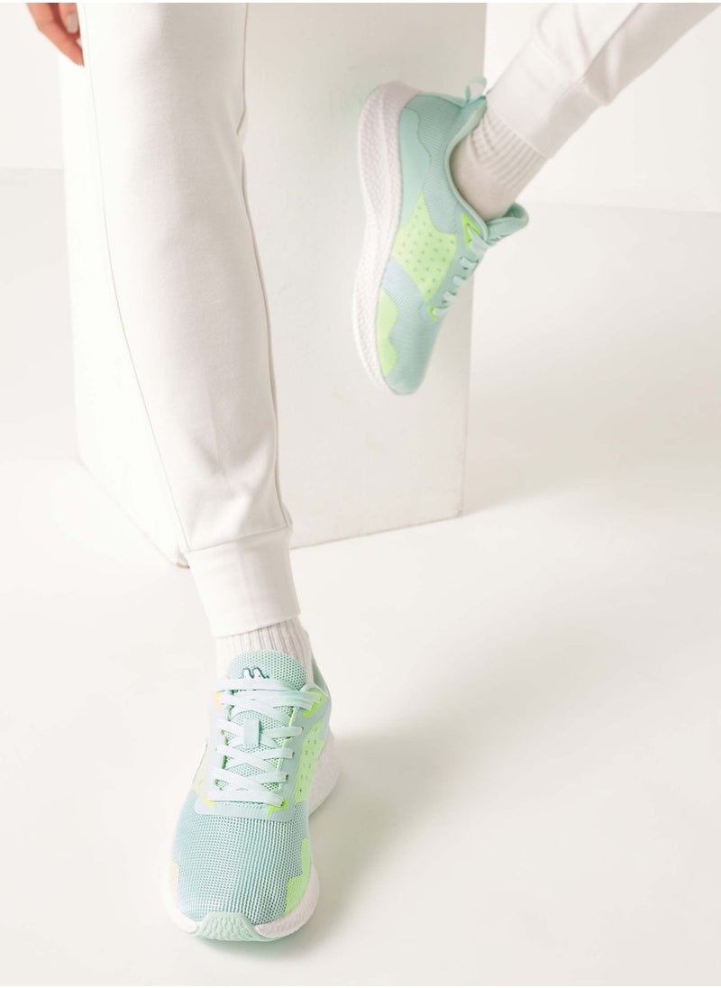 Kappa - Kappa Women'S Colourblock Lace-Up Sports Shoes - Image 1