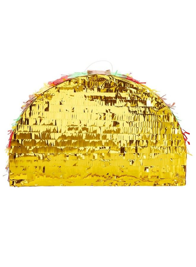 Small Taco Pinata For Cinco De Mayo, Mexican Birthday Party Decorations (17 X 10 In)