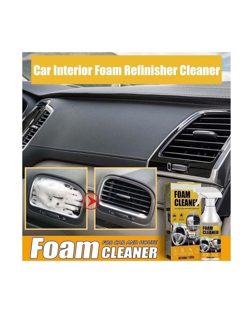 Excefore Purpose Foam Cleaner, 2 PCS All Around Master Foam Cleaner, Purpose Foam Cleaner for car, Upholstery Cleaner for car Seats, Interior car Cleaner, Car seat Stain Remover, Carpet & Upholstery Cleaner - Image 2