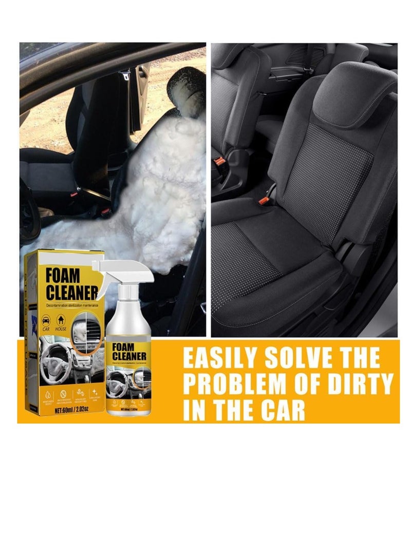 Excefore Purpose Foam Cleaner, 2 PCS All Around Master Foam Cleaner, Purpose Foam Cleaner for car, Upholstery Cleaner for car Seats, Interior car Cleaner, Car seat Stain Remover, Carpet & Upholstery Cleaner - Image 4