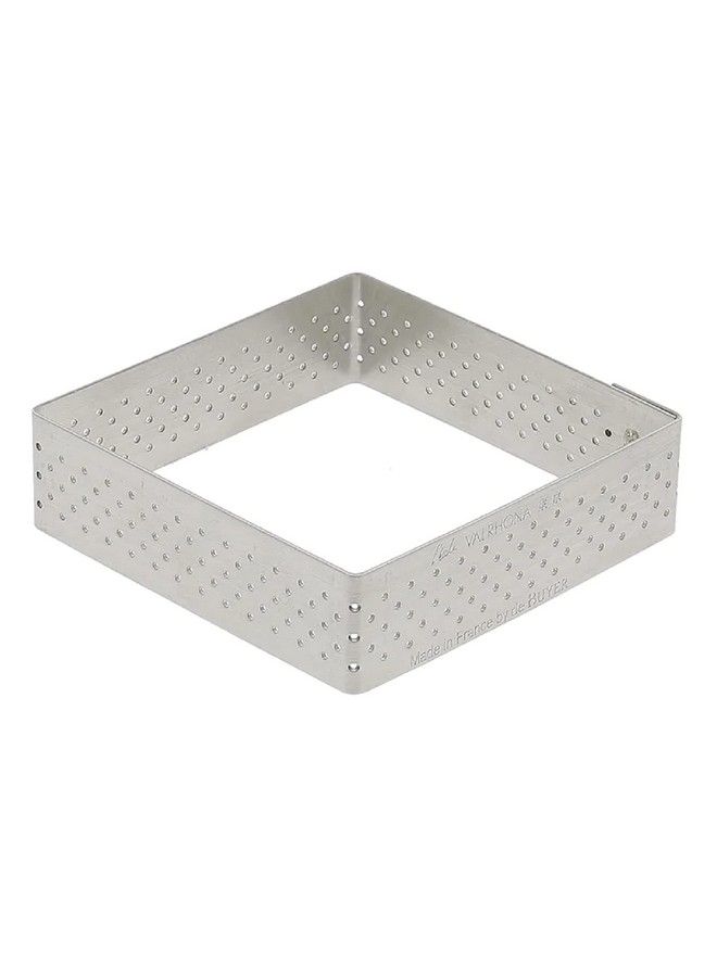 De Buyer Perforated Square Tart Ring L: 6” X H: 0.8” Perfect For Baking Beautifully Crisp Tarts Easy To Use & Clean Made In France - Image 2