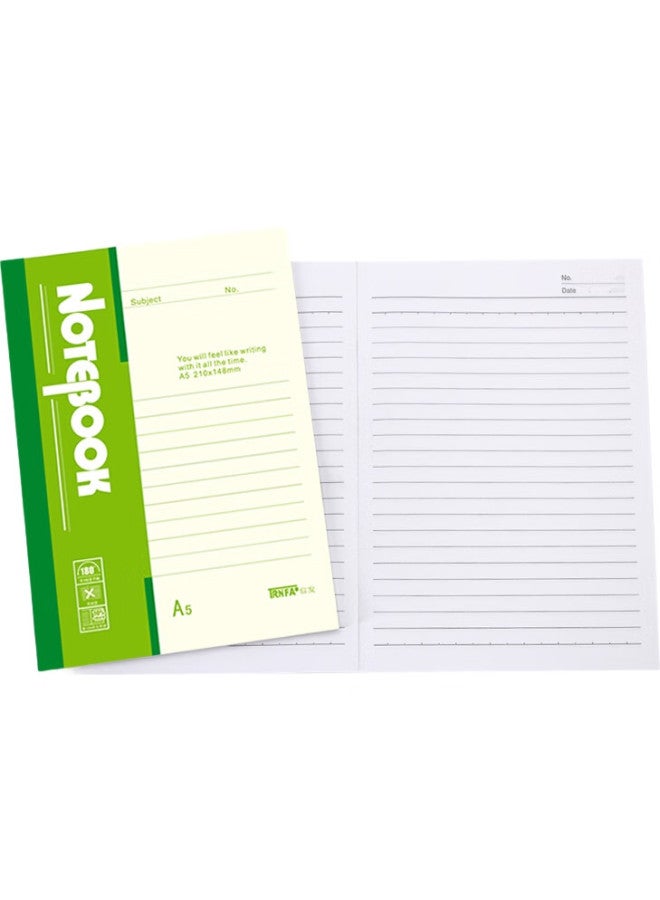Trnfa Xianfa Trnfa Tn-A540Ps, 10 Mixed-Color Soft Copy Notebooks/Wirebound Journal, 40 Pages A5 Notebook Diary - Image 3