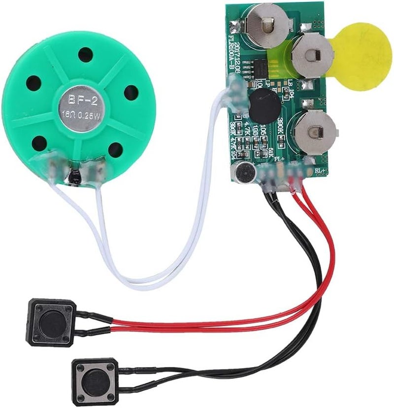 Fockety Greeting Card Chip 4 Minutes DIY Recordable Greeting Card Voice Sound Audio Chip Module for DIY HomeMade Greeting Cards/Gift Boxes/Invitations - Image 1