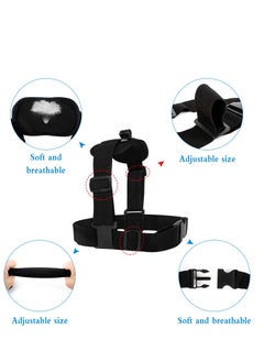 KASTWAVE 2 Pack Camera Chest Mount Strap Harness for Action Camera Adjustable Cell Phone Chest Mount Strap with Sports Camera Installation Bracket kit  - Image 4