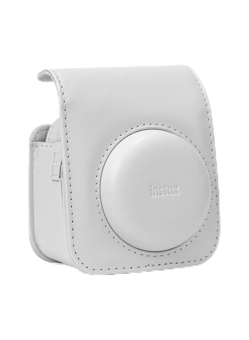 Carion INSTAX MINI 12 Protective Case Compatible with Instax Mini 12 Camera PU Leather Bag with Pocket and Adjustable Shoulder Strap