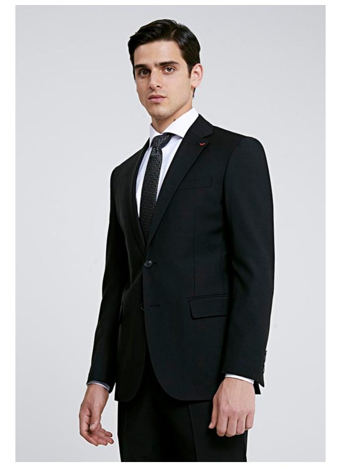 D'S DAMAT بدلة كلاسيكية سوداء من دس دامات - 86% صوف  - Image 1