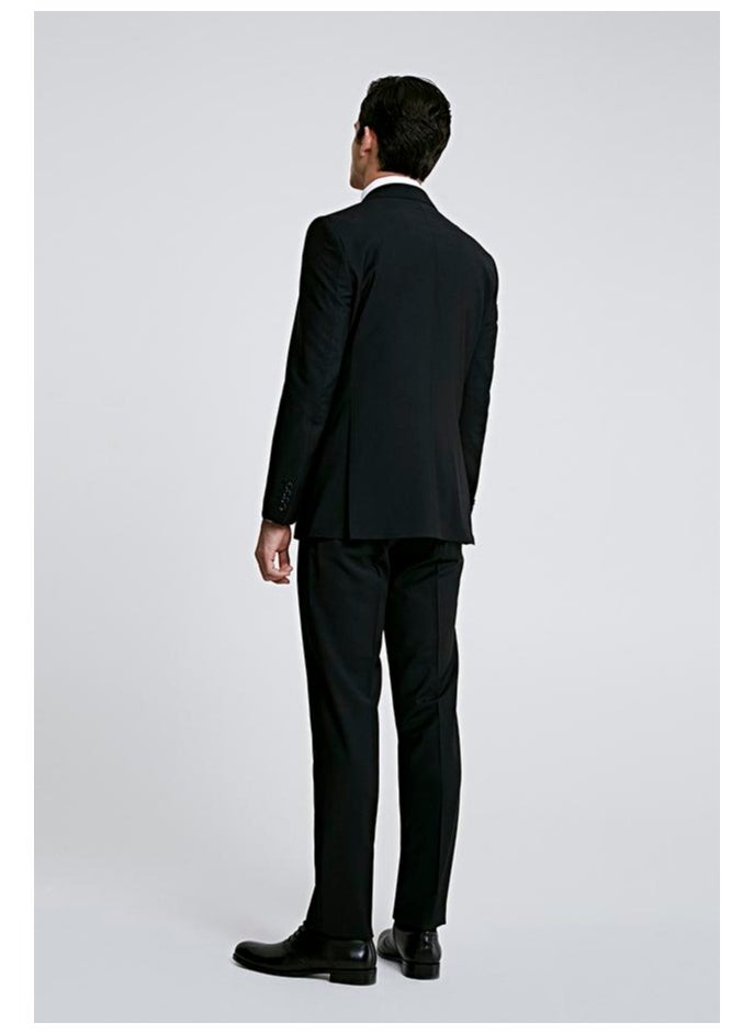 D'S DAMAT بدلة كلاسيكية سوداء من دس دامات - 86% صوف  - Image 4