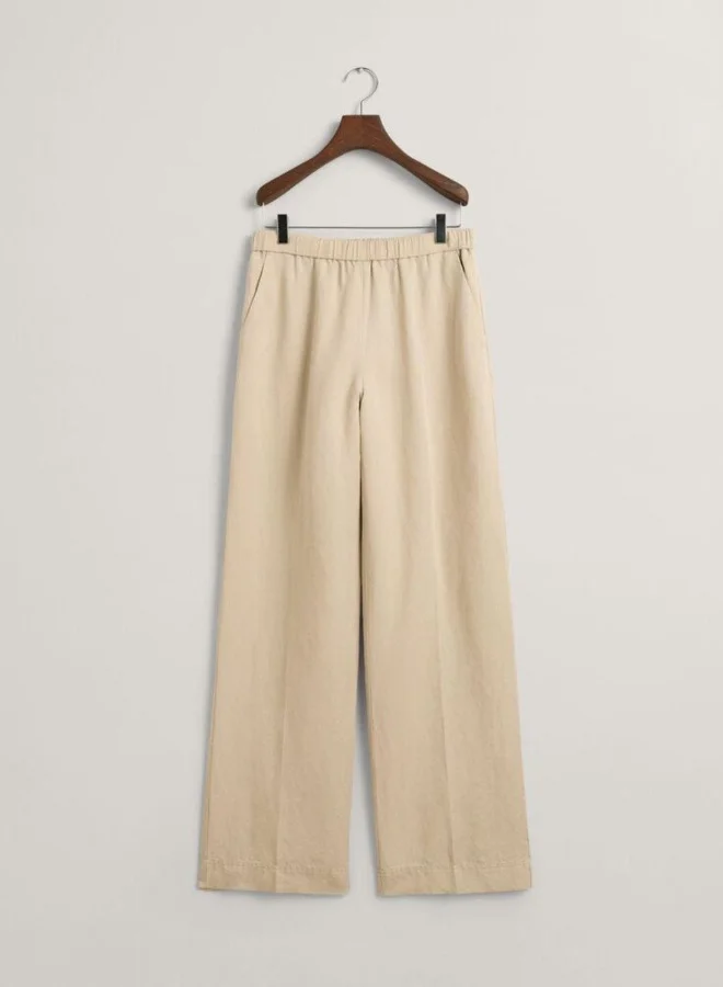 GANT Gant Relaxed Fit Linen Blend Pull-On Pants