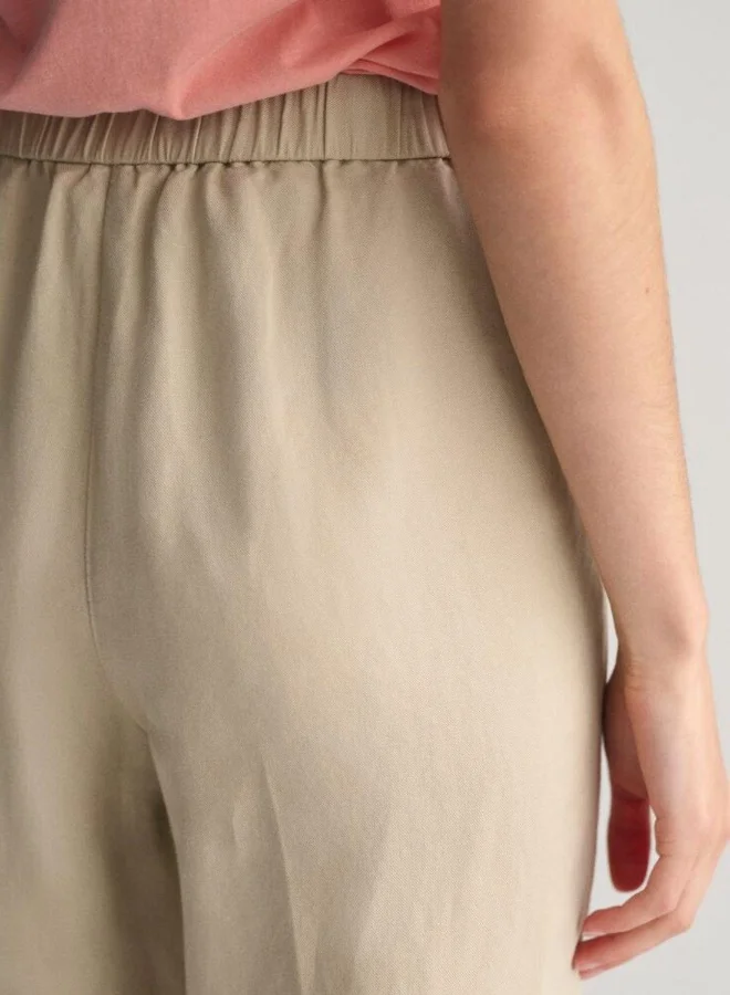 GANT Gant Relaxed Fit Linen Blend Pull-On Pants