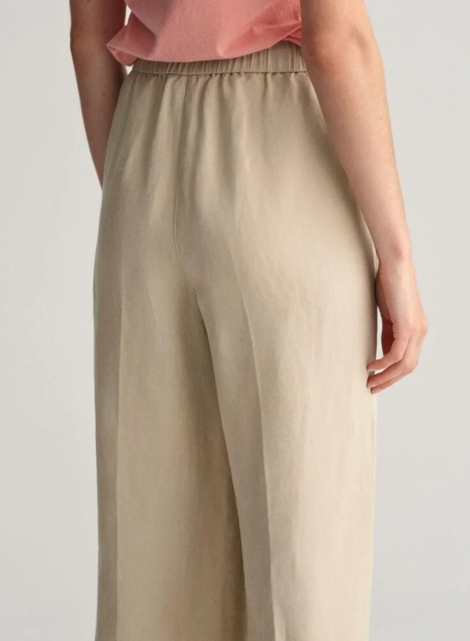 GANT Gant Relaxed Fit Linen Blend Pull-On Pants