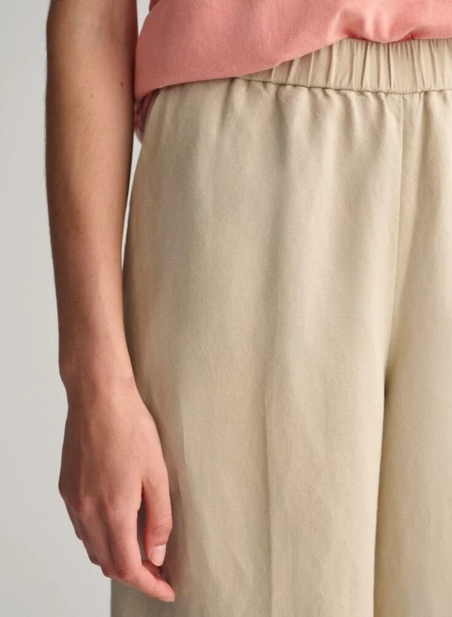 GANT Gant Relaxed Fit Linen Blend Pull-On Pants