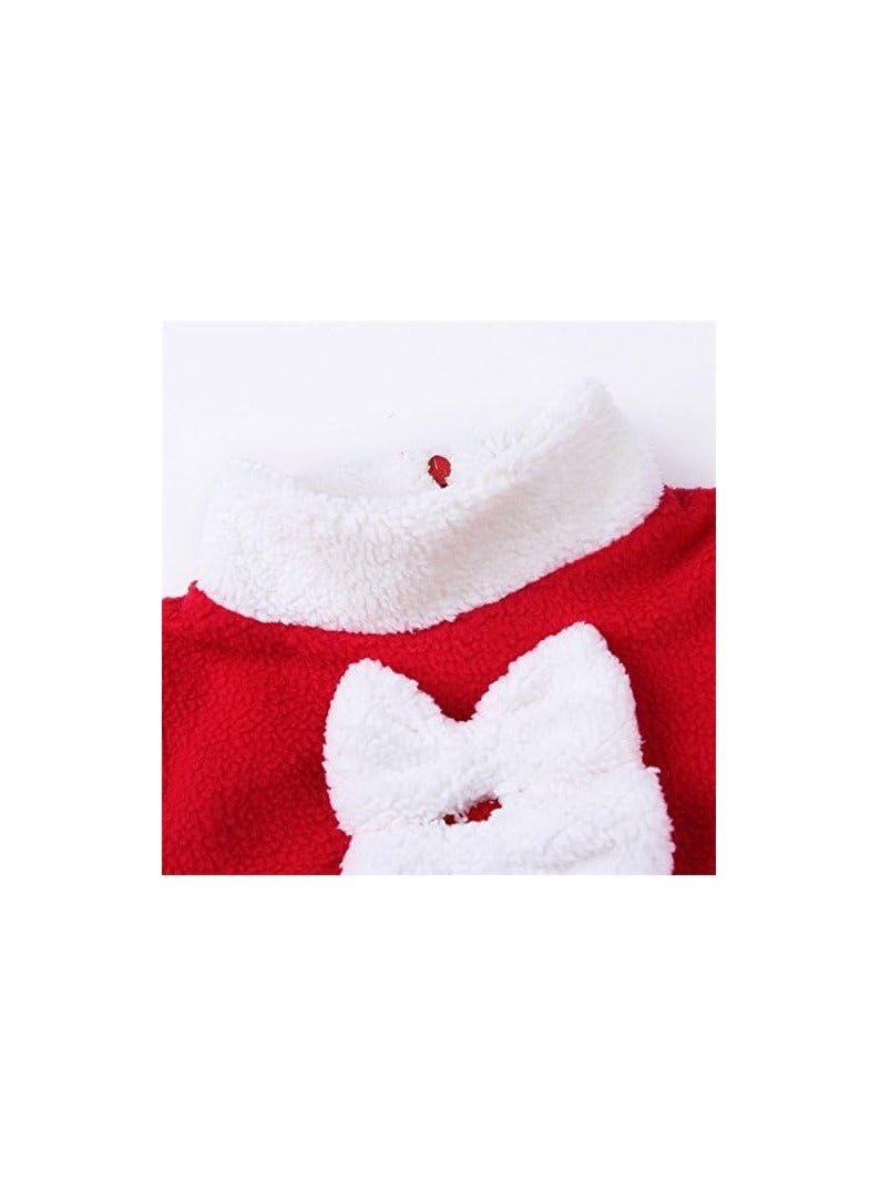 برين جيجلز قهقهات الدماغ زي عيد الميلاد سانتا كلوز للفتيات مع قبعة - صغير - Image 3