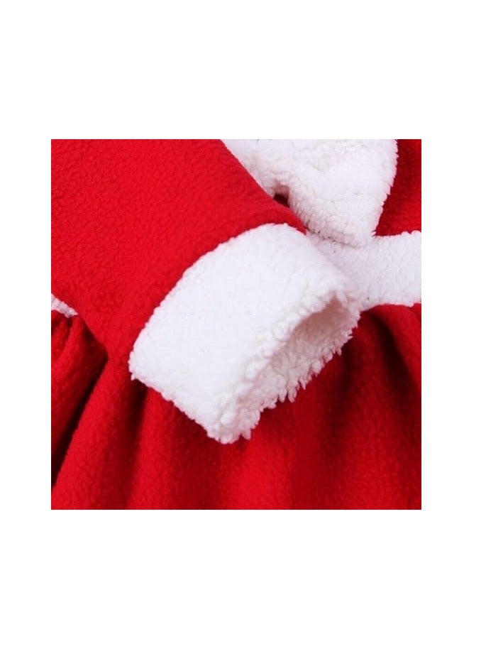 برين جيجلز قهقهات الدماغ زي عيد الميلاد سانتا كلوز للفتيات مع قبعة - صغير - Image 2