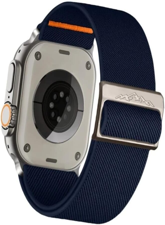 Next Next Store Elastic Watch Band Compatible with iWatch Series 1/2/3/4/5/6/7/8/9 Size 42/44/45/49 Nylon Strap for Men Women, Perfect for Sports, Enhance Your Watch Wearing Experience.