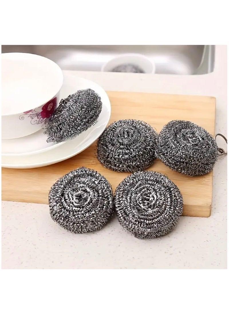 9pcsDishwashing Wire Ball Stainless Steel Scrubber Metal For Pot, Dish, Stove, Sink, Bathroom, Cleaning Supplies - pzsku/Z23A7715F47754C62E8EEZ/45/_/1713192163/93b1b805-184e-4050-92c8-e1f075d89098