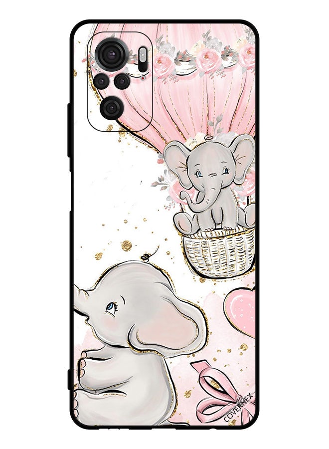 Covernex Protective Case Cover For Xiaomi Redmi Note 10S 4g Baby Elephants Art - Image 1
