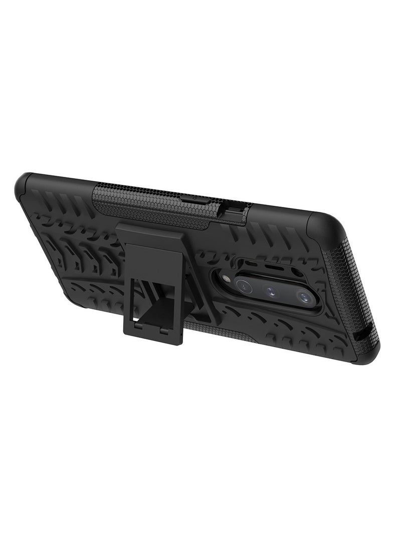 عام غطاء الهاتف OnePlus 8 Pro، غطاء سيليكون مع وسادة تبطين وحامل ، نمط الإطار لهاتف OnePlus 8 Pro. - Image 2