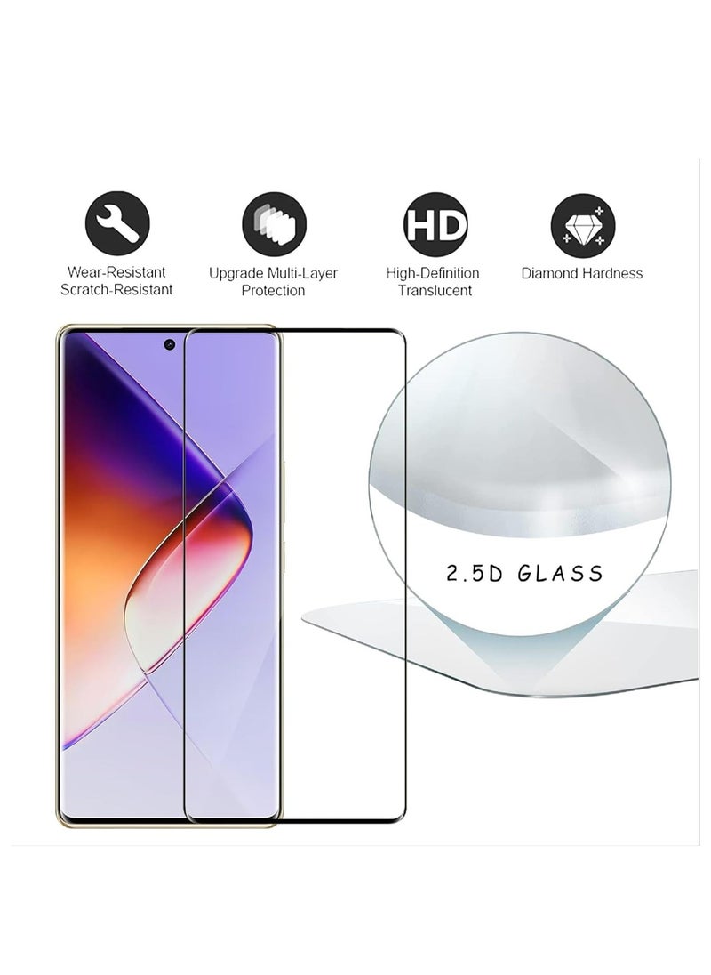 Fankalo - [عبوتان] واقي شاشة لهاتف Infinix Note 40 Pro/Infinix Note 40 Pro+ 5G مصنوع من زجاج عالي النفاذية ومقاوم للخدش - Image 1